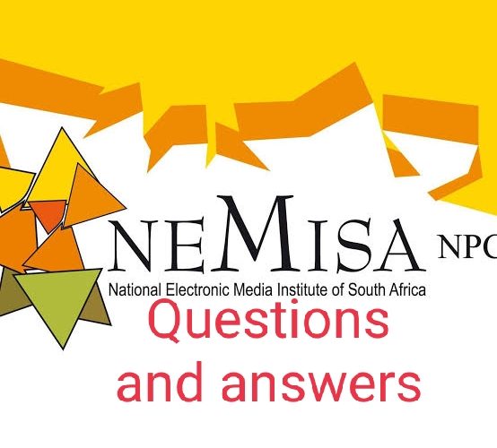 NEMISA Questions and Answers