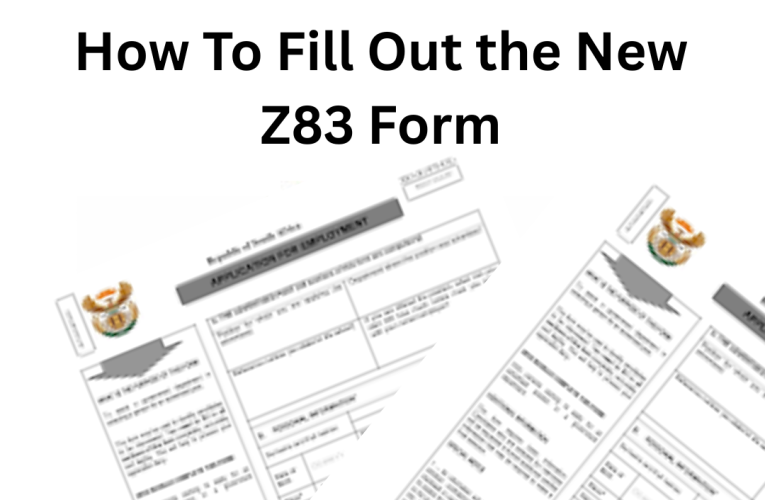 How to fill out the new Z83 form step-by-step guide