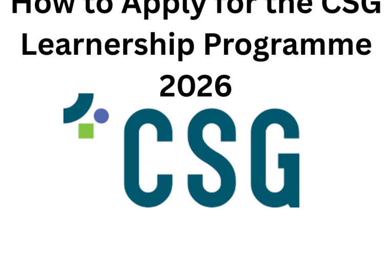 CSG Learnership Programme 2026