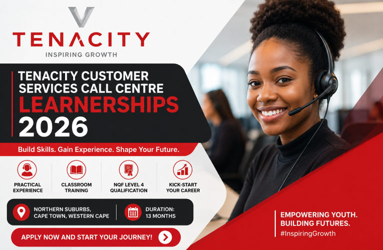 Tenacity Call Centre Learnerships 2026