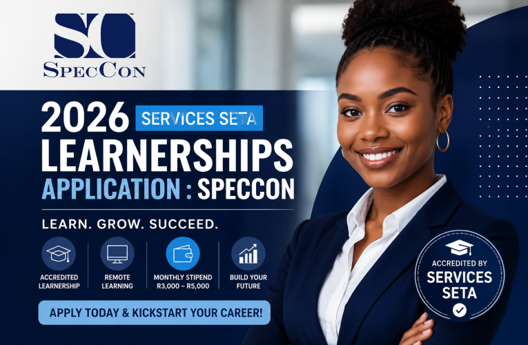 2026 Services SETA Learnerships at SpecCon